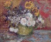 Vincent Van Gogh, Stilleben mit Rosen und Sonnenblumen